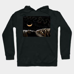 Crescent Winter Moon Hoodie